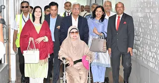 চার মাস পর দেশের মাটিতে খালেদা জিয়া